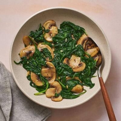Spinach Mushroom Medium - Jalsa Indian Restaurant Adelaide